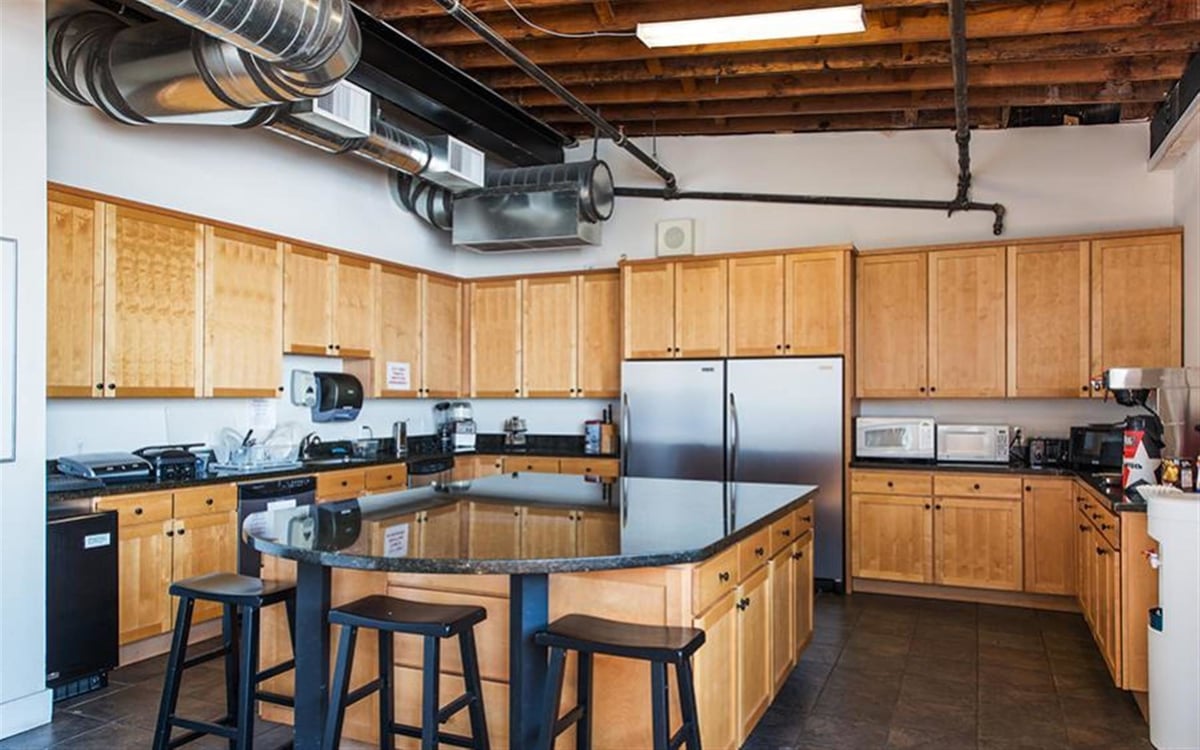 The kitchen at Creative511 in Denver