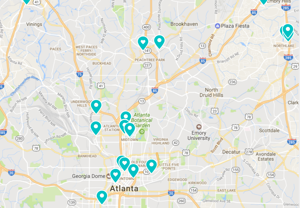 Best Neighborhoods In Atlanta Map at Sheila Tejada blog